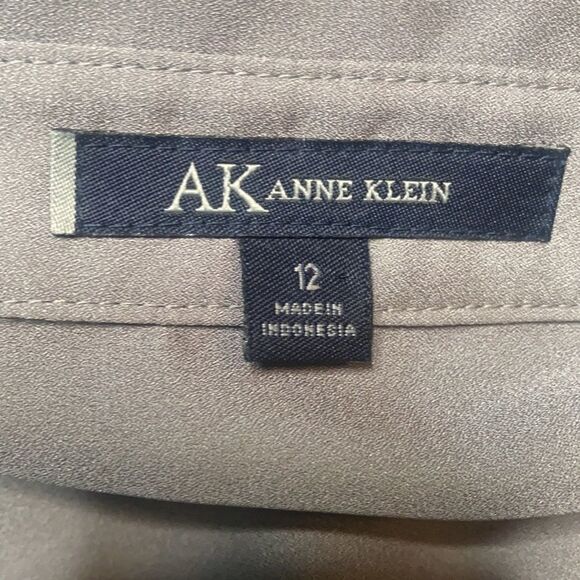 AK Anne Klein Gray Blouse - Picture 8 of 9